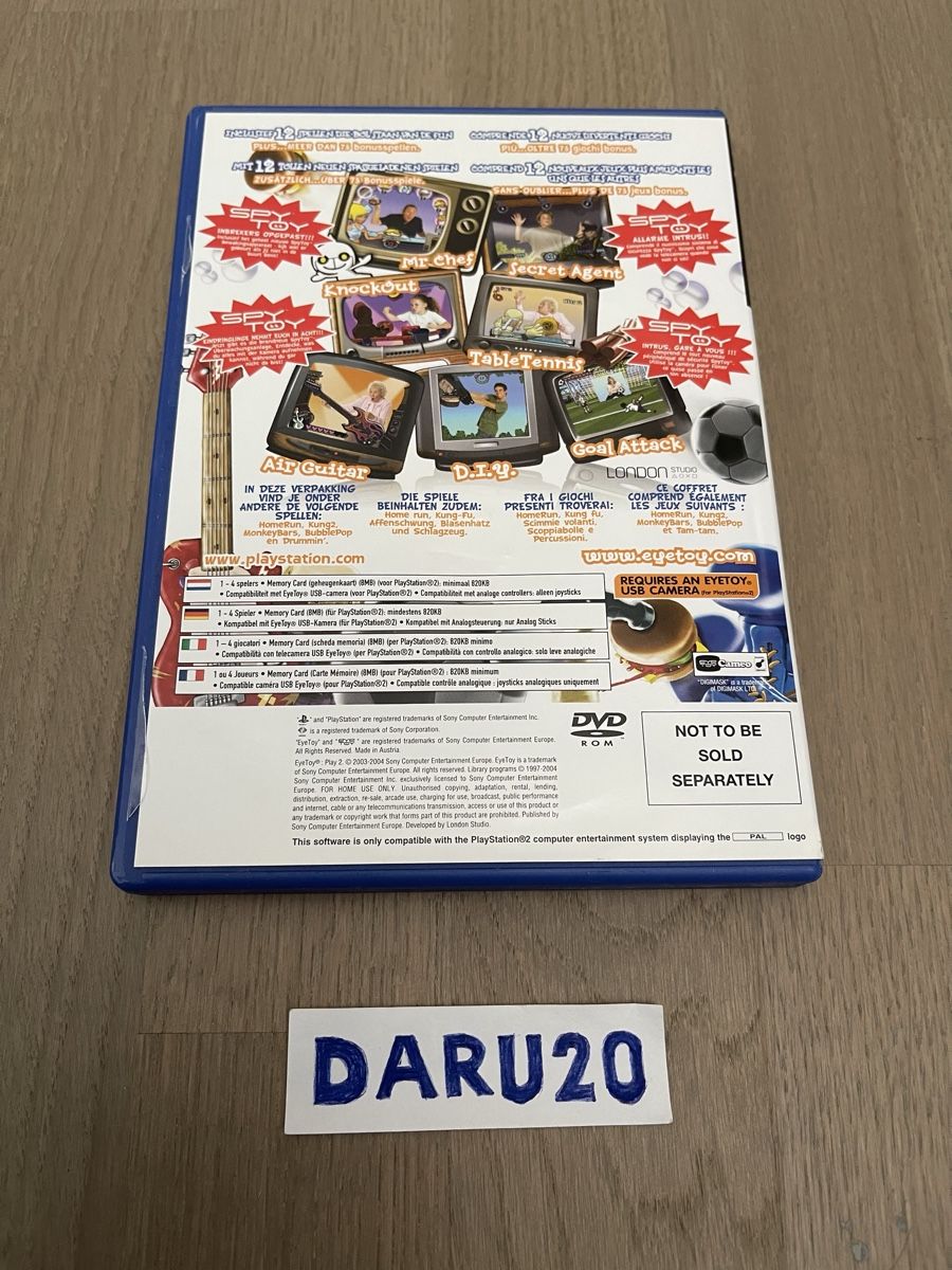 Sony Giochi: EyeToy Play 2 - PS2 – Difettoso da Einsiedeln venduto da Daru20 1
