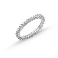Ring Alliance Eternity Zirkonia 925 Silber 49 Klassiker th