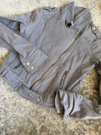 Graue Damen Jacke, Grösse 34 - Top Zustand!