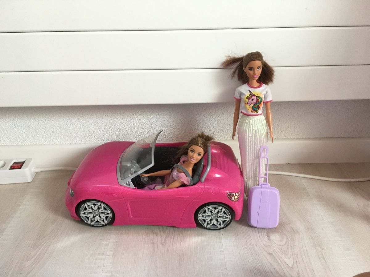 Bambole: Barbieauto mit zwei Barbies – Usato da Oberburg venduto da silegp81 2
