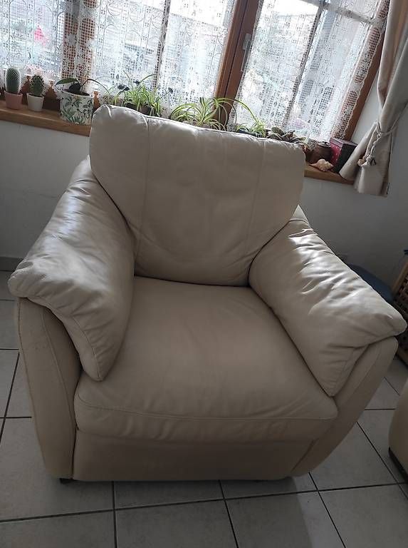 Divani: Echtledersofa beige – Usato da Leuggern venduto da FioriFuchs 1