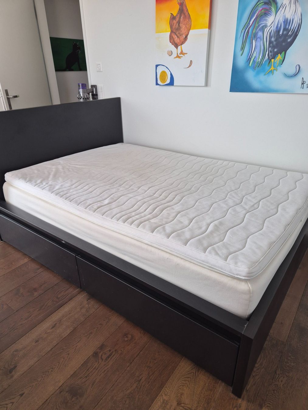 Ikea Letti: IKEA Bett, mit Lattenrost, Matratze und Schubladen – Usato da Langnau am Albis venduto da JoPoGreSi