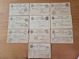 CH-Postkarten gelaufen Zustand gemäss Bilder B11