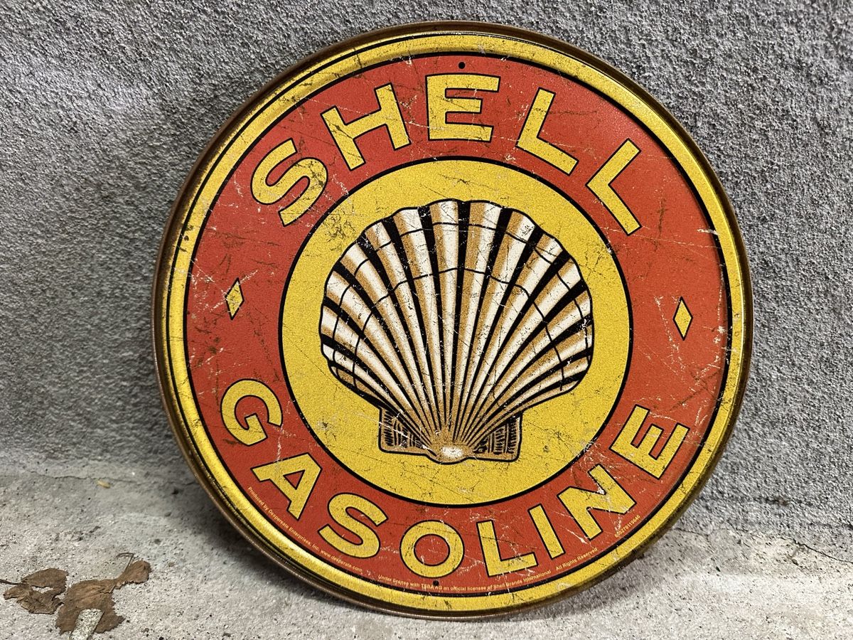 Schilder: Shell gasoline benzin Tankstelle  – Gebraucht aus Reinach AG von rares75