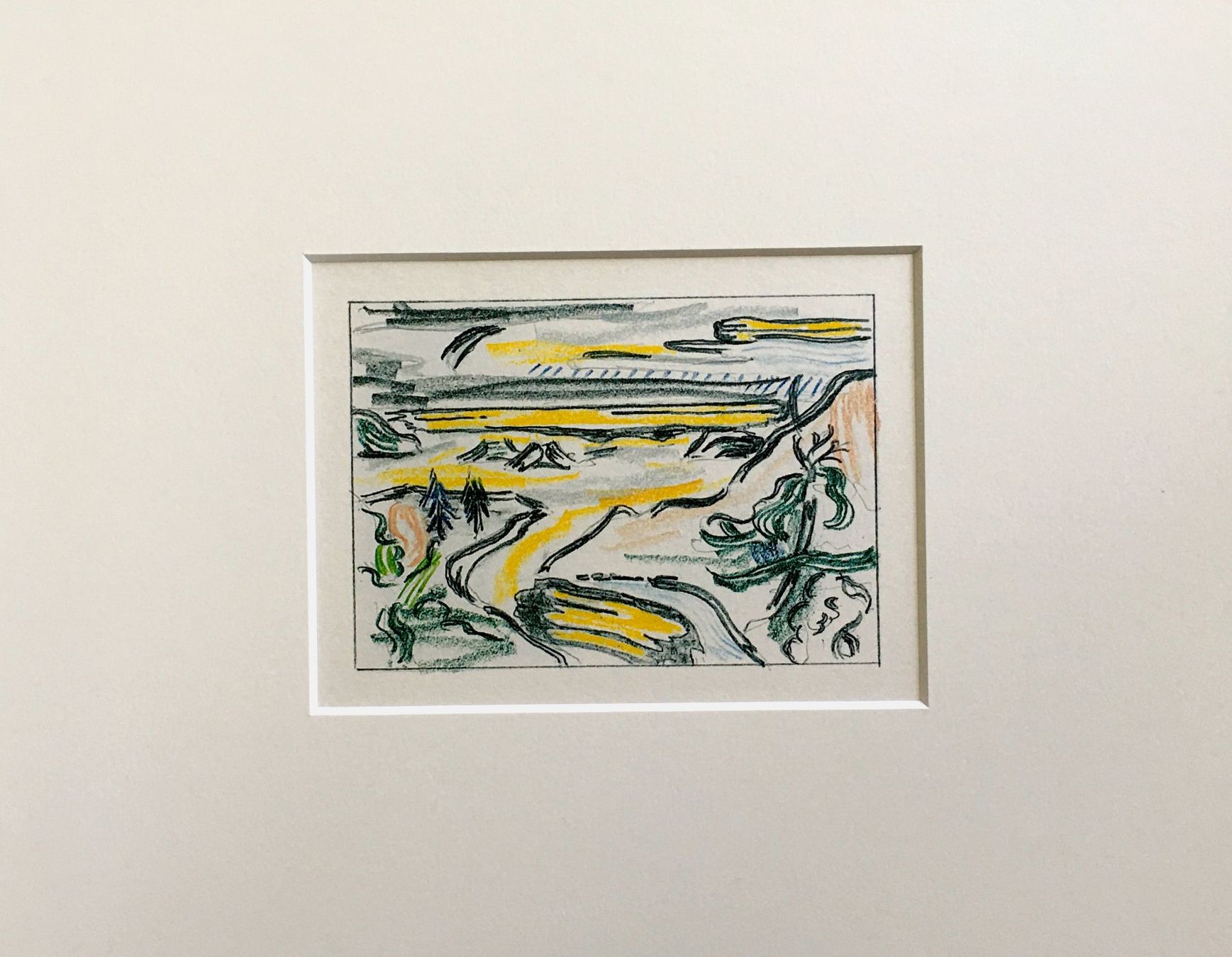 Grafica & Litografie: ROY LICHTENSTEIN   "RIVER VALLEY" – Usato da Nennigkofen venduto da Sommersonnen 1