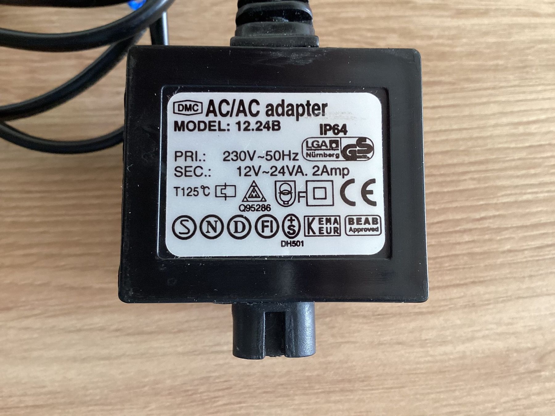 Laufwerke & Adapter: DMC AC/AC Adapter Trafo Transformer Netzteil 24.24B IP64 – Gebraucht aus Bad Zurzach von Hibiskus78 1