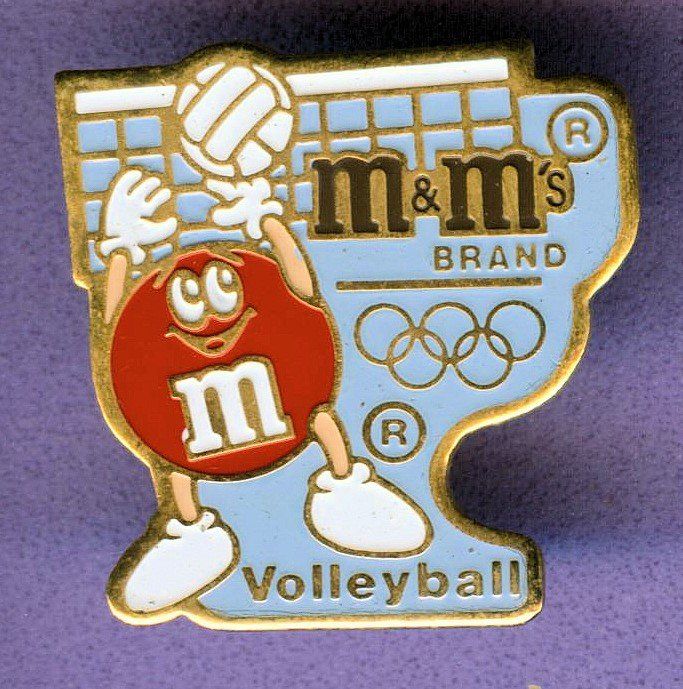 Placchette & Badge: m & m  Volleyball – Usato da Winterthur venduto da Sammleroase