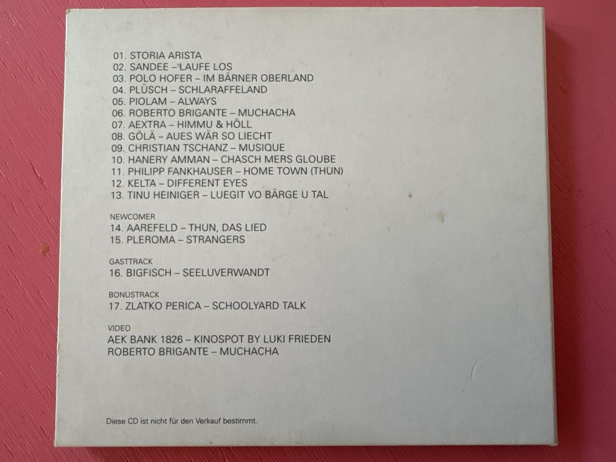 CD: Various Artists - Thunes – Usato da Lützelflüh-Goldbach venduto da Deiv4 1
