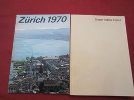 Zürich 1970: 2 X BÜCHER über Zürich(JAHR 1970)