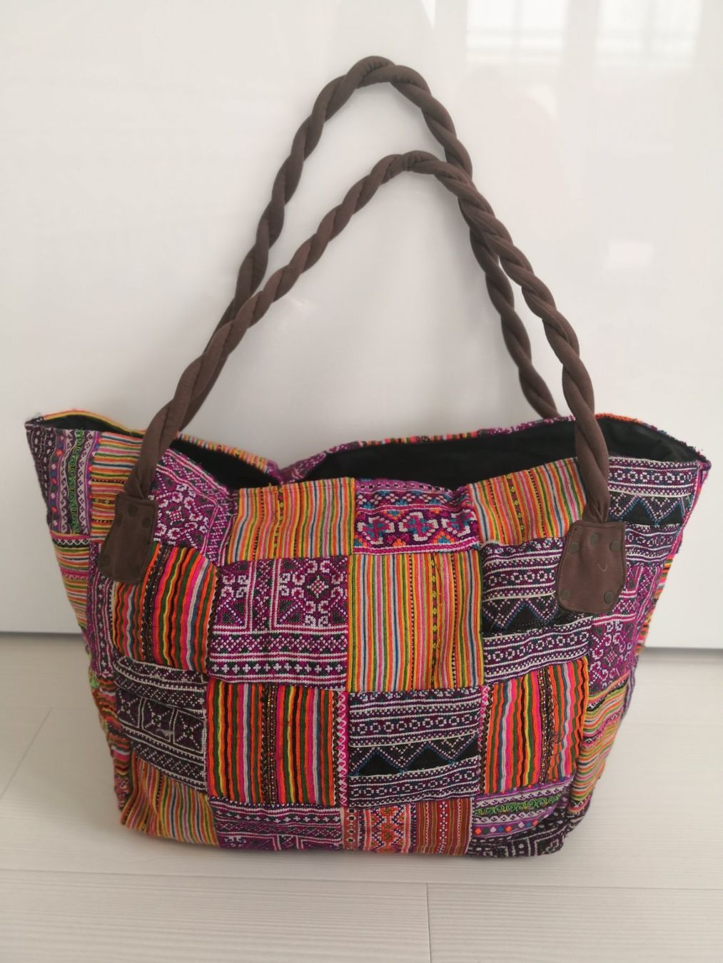 Taschen für Damen: 🤩BOHO-CHIC HANDGEMACHTE ETHNO PATCHWORK XXL TASCHE NEU – Neu (gemäss Beschreibung) aus Olten von Naja-Twins-Twins 5