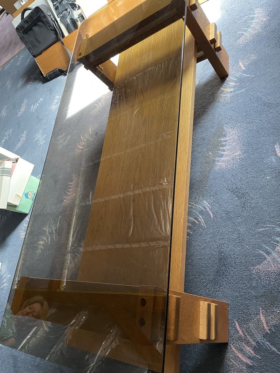 Tavoli: Couchtisch / Holztisch mit Glasplatte – Usato da Füllinsdorf venduto da cat_sn9q 1