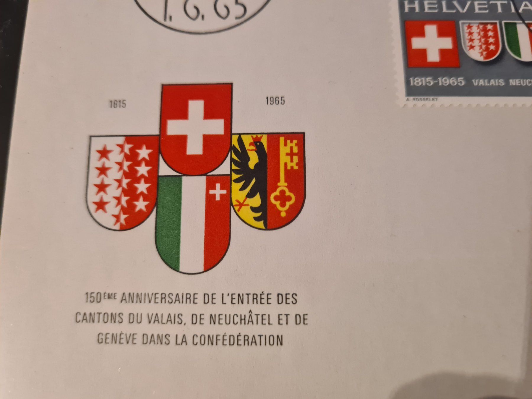 Tutti i francobolli: 2 Stk. FDC 1.6.65  und 20.07.1970 – Nuovo (secondo la descrizione) da Schöftland venduto da rs.schaerli 3