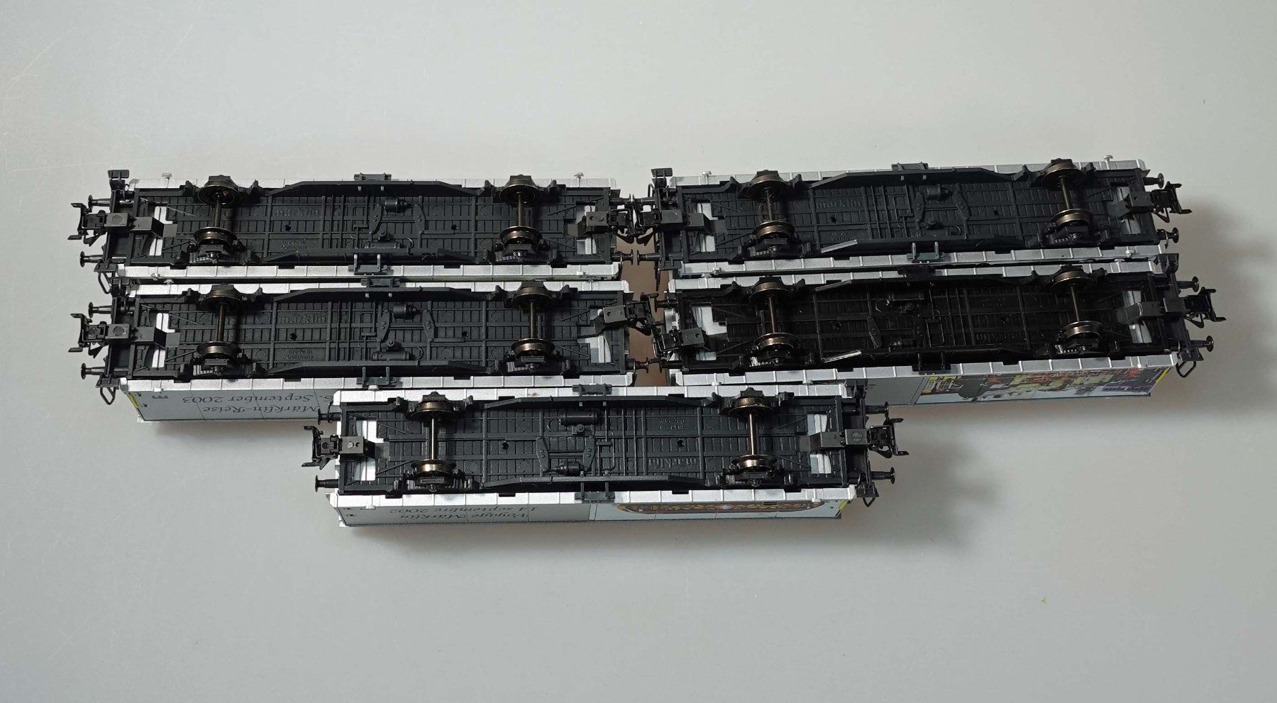Märklin Modellini di ferrovie: Märklin H0 12 Containerwagen – Usato da Niederglatt ZH venduto da bego8172 5