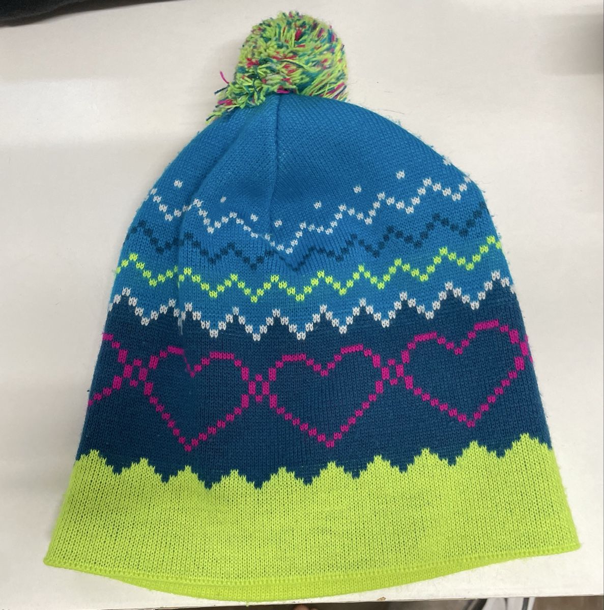 Copricapi, berretti & cappellini: Horsefeathers Wintermütze mit Bommel bunt – Usato da Schönenberg ZH venduto da fri_w6t6 1