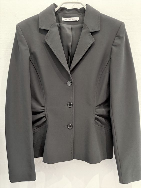 Veste habillée en coton et viscose GG en noir | ® FR