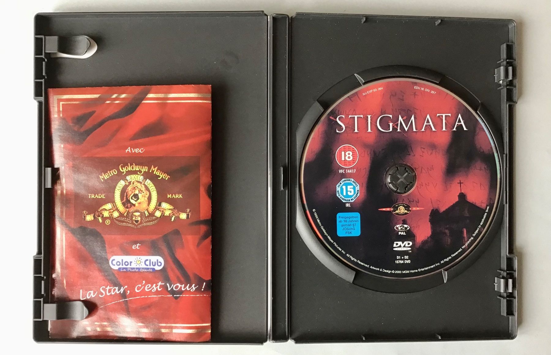 Tutti i DVDs: DVD: STIGMATA – Usato da Bubendorf venduto da Alpenheidi 2