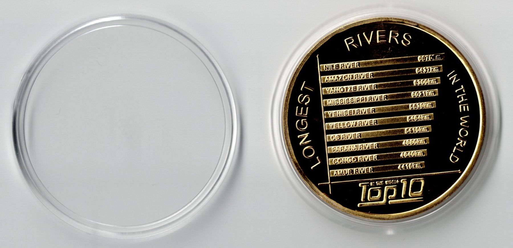Medaglie: Amazon River_South America_Longest Rivers in The World – Nuovo (secondo la descrizione) da Hombrechtikon venduto da Fraese01 4
