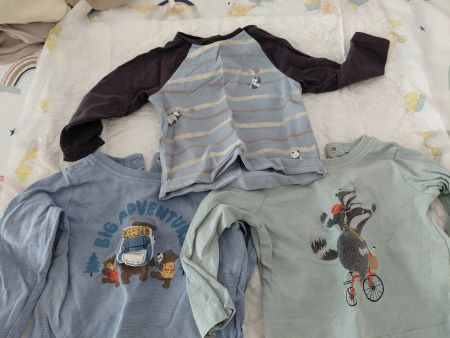 3x Baby Langarmshirts Grösse 68 guter Zustand