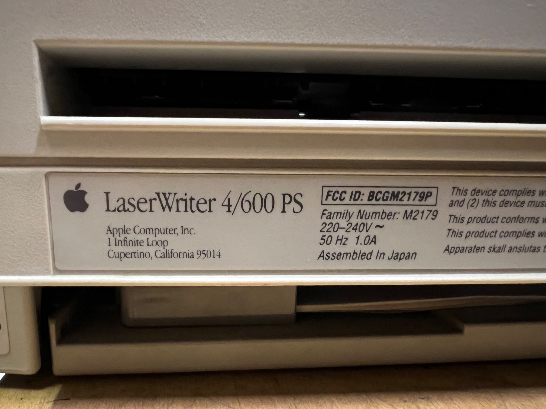 Stampanti: Apple LaserWriter 4/600 PS M2179 – Usato da Steckborn venduto da rboelsterli 2