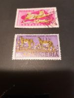 Timbres rares du Nigeria avec des guépards! Lot de 2.