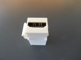 HDMI Keystone Modul HDMI Würfel, weiss