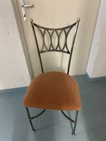 Designer Stuhl, Metall, spezielles Design, Vintage Look