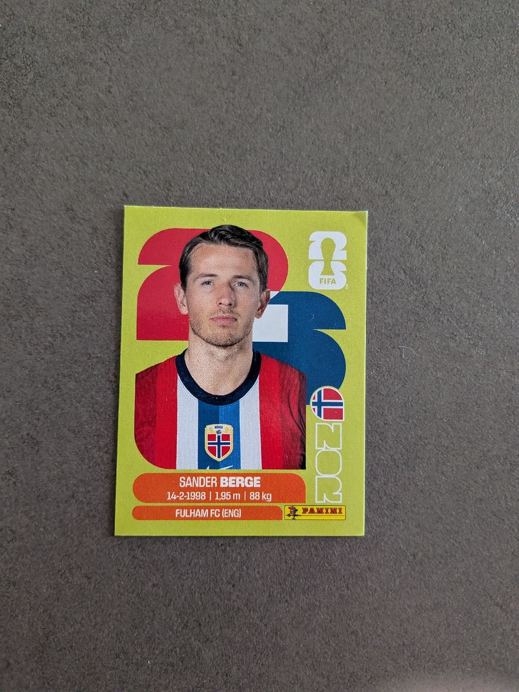 Panini Cartes à collectionner: Panini Bild NOR 11 – Neuf (Voir description) à Eschenbach SG par SanFranciscoCalifornia