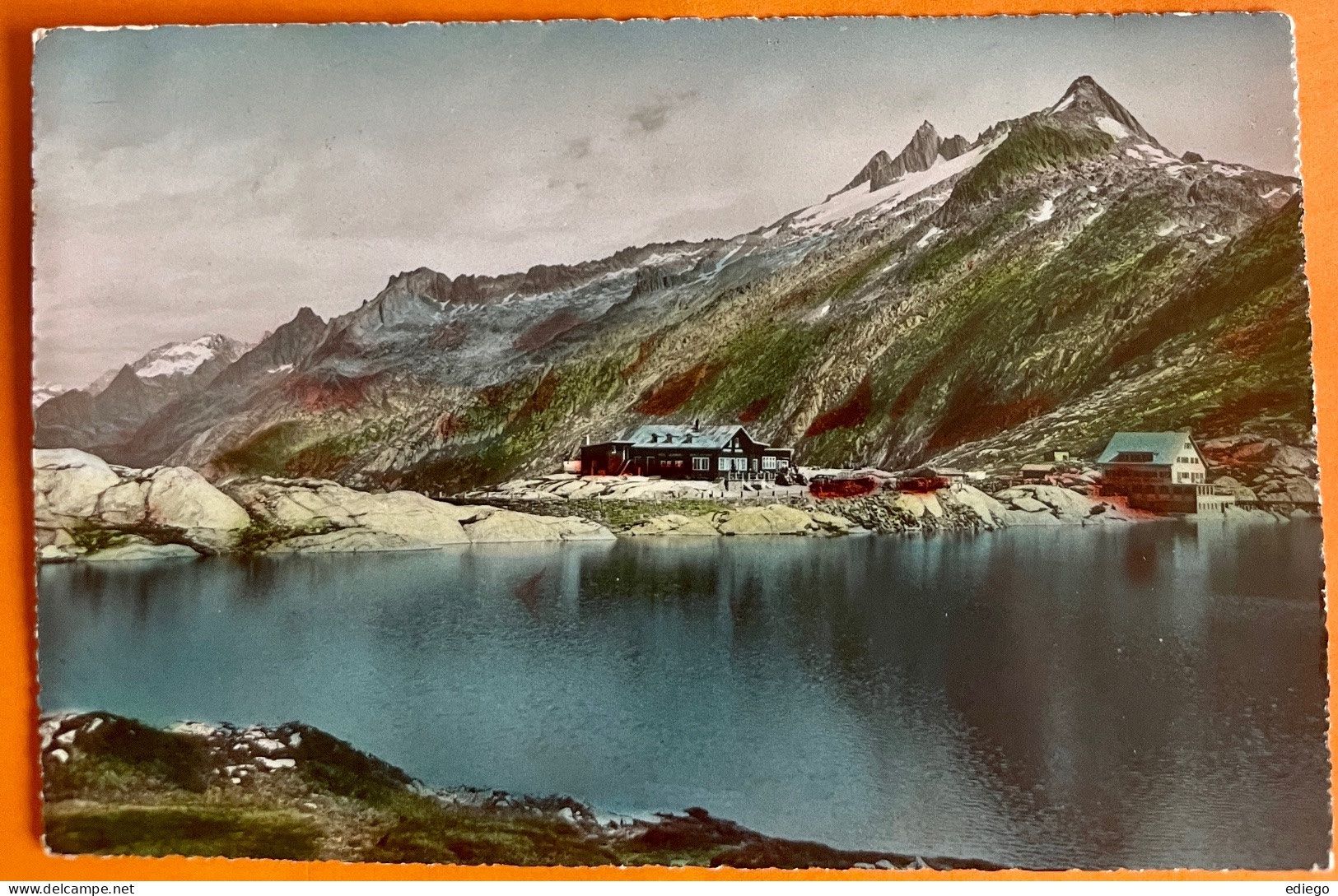 Cartoline postali: GRIMSEL - PASSHÖHE 1953 – Usato da Lutry venduto da Ediego