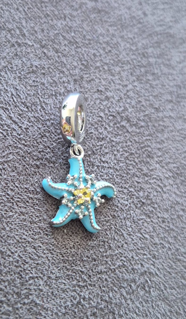 Ciondoli: Silber Charm Seestern +Garantie – Nuovo (secondo la descrizione) da Rotkreuz venduto da Carbone_Bijou-Shop