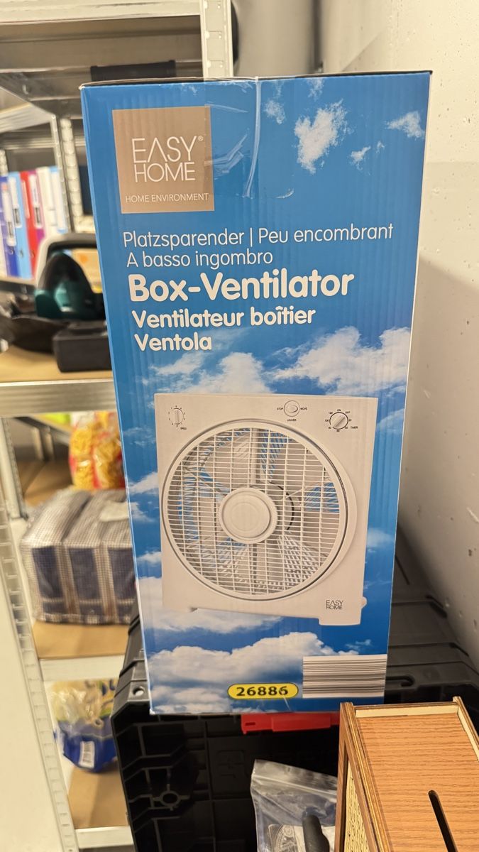 Ventilatoren: Kompakter Box-Ventilator EASY HOME neuwertig – Neu und originalverpackt aus St. Margrethen SG von  2