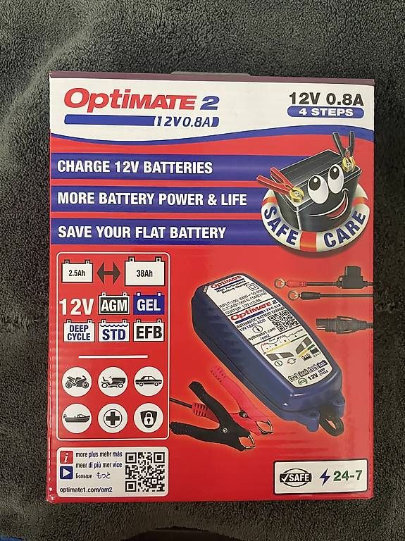 Caricabatterie: Zu Verkaufen Batterieladegerät Optimate 2 – Usato da Breitenbach venduto da snowrider86