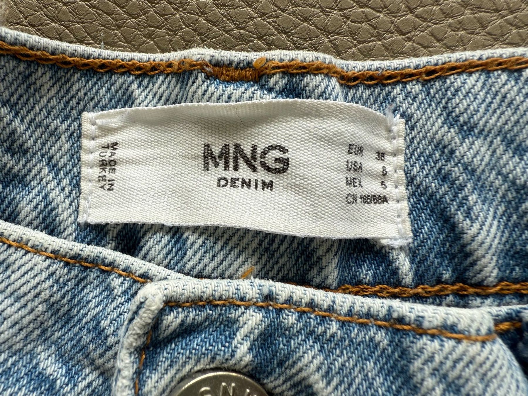 Mango Pantaloni: Mango Jeans, breit geschnitten, hellblau, Gr. 38 – Usato da Affoltern am Albis venduto da Rinale 2