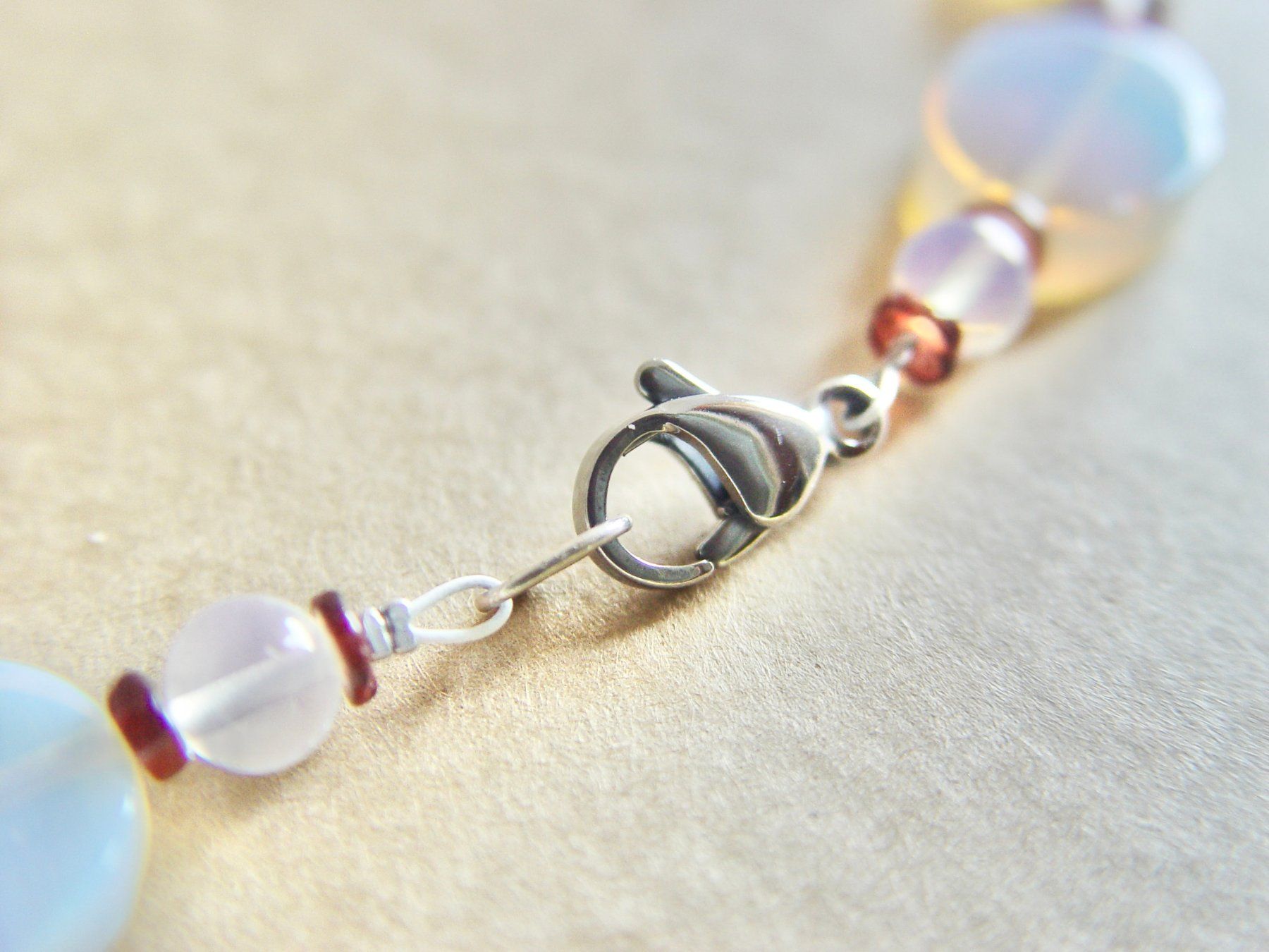 Catenine: Collier Opalit und Karneol – Nuovo (secondo la descrizione) da Henggart venduto da gernli 5