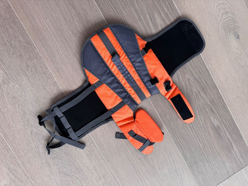 Lalizas Hundeschwimmweste Orange - Rettungsweste Mit Bergegriff 1-40+ Kg