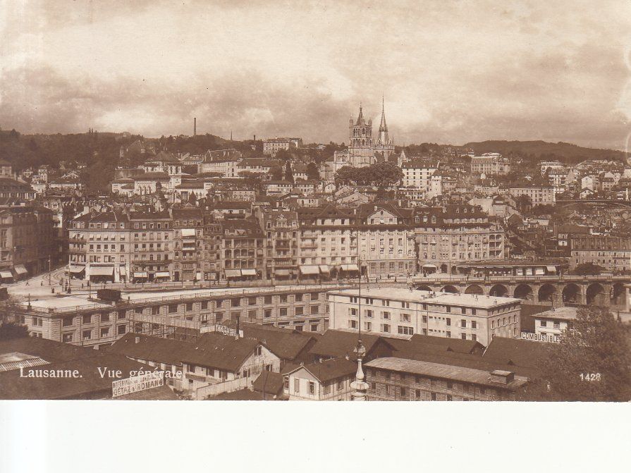Cartoline postali: Lausanne 1922 – Usato da Bürglen TG venduto da StampGraf