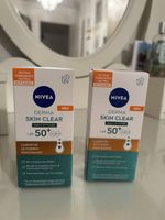 ✨2x Neu Nivea Derma Skin Clear LSF 50