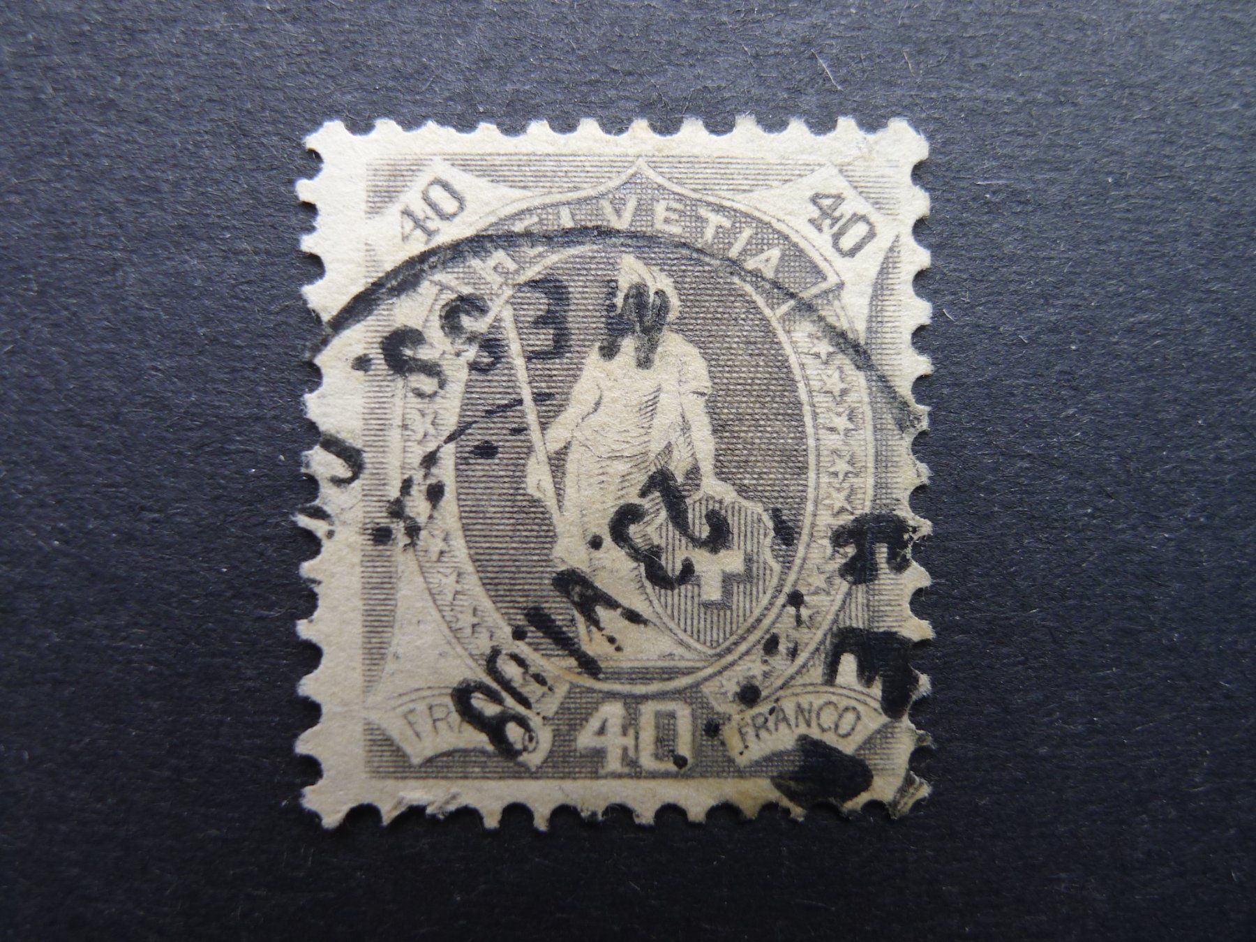 Tutti i francobolli: 1907 Nr. 89A gestempelt SBK 300.- – Usato da Dagmersellen venduto da wyss1982