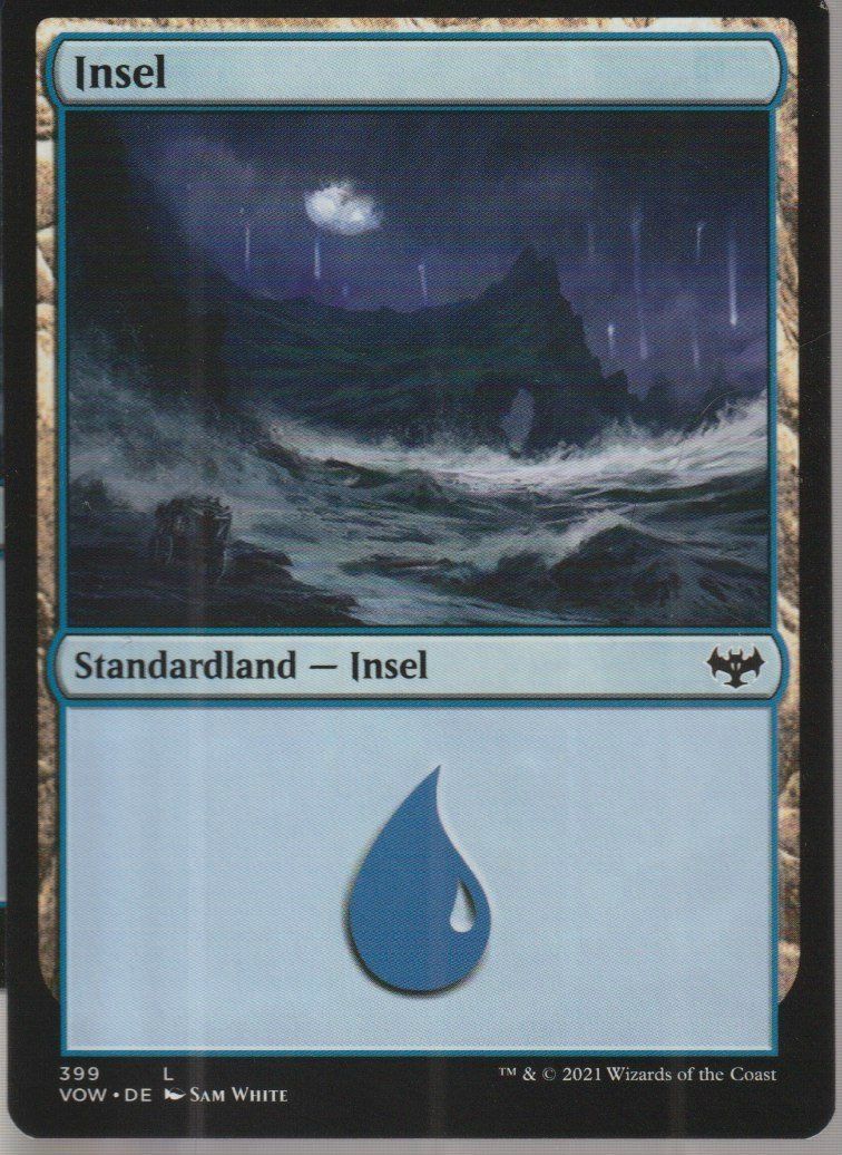 Magic The Gathering Carte collezionabili: TCG Magic The Gathering MTG De VOW 399 BASIC LAND Insel – Nuovo (secondo la descrizione) da Vezia venduto da Aquarius_Age