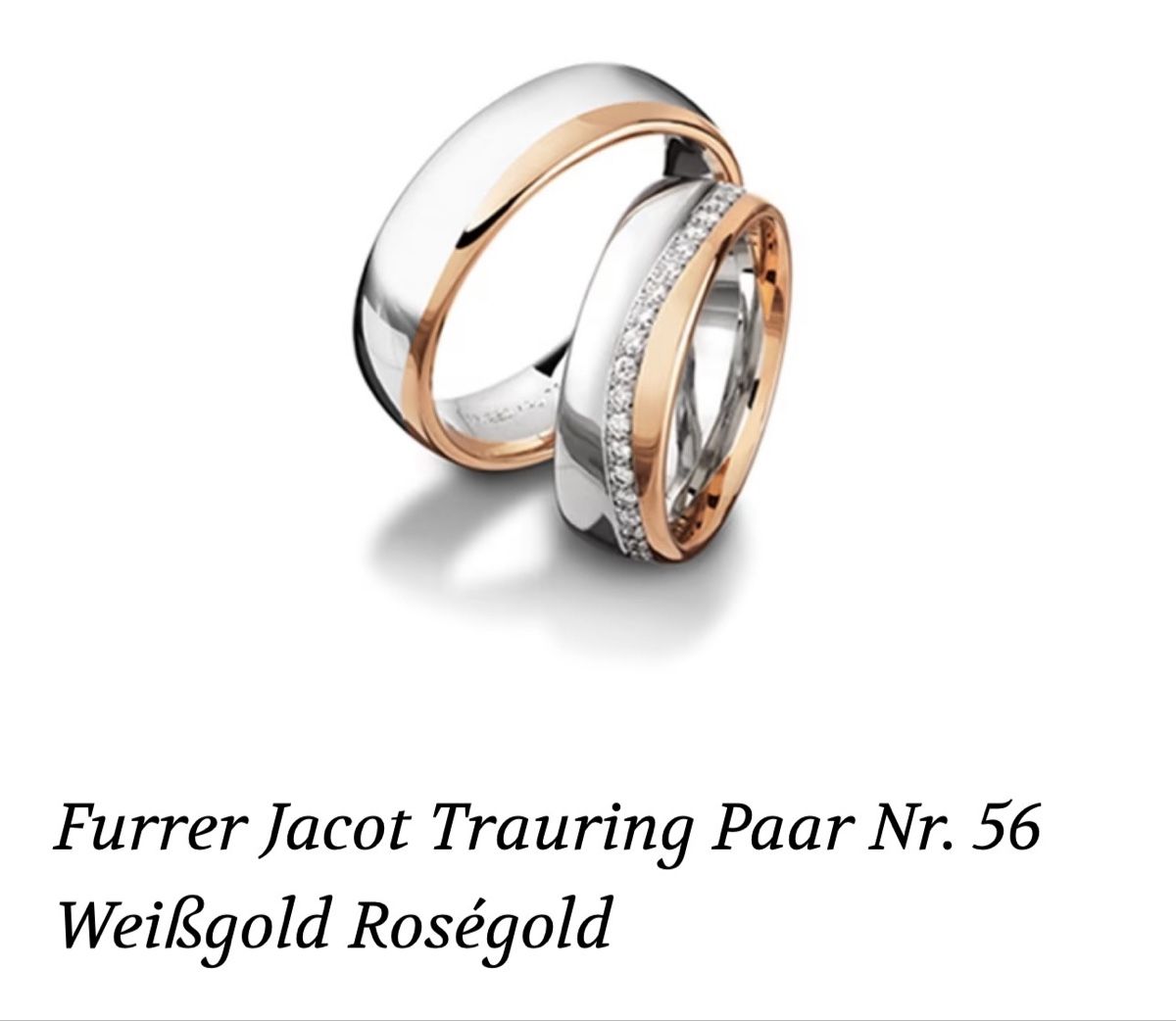 Ringe: Damen Trauring Furrer Jacot WG/RG – Gebraucht aus Buchs ZH von claudiac76 3