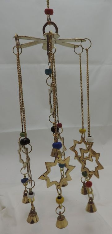 Hexe Windspiel Mit 3 Glocken - Hausschutz & Energie Reinigung Dekoration