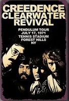 Creedence Clearwater Revival Blechschild Metal Rock Band