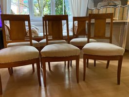 Antike 6 schöne Biedermeier Stühle um 1870