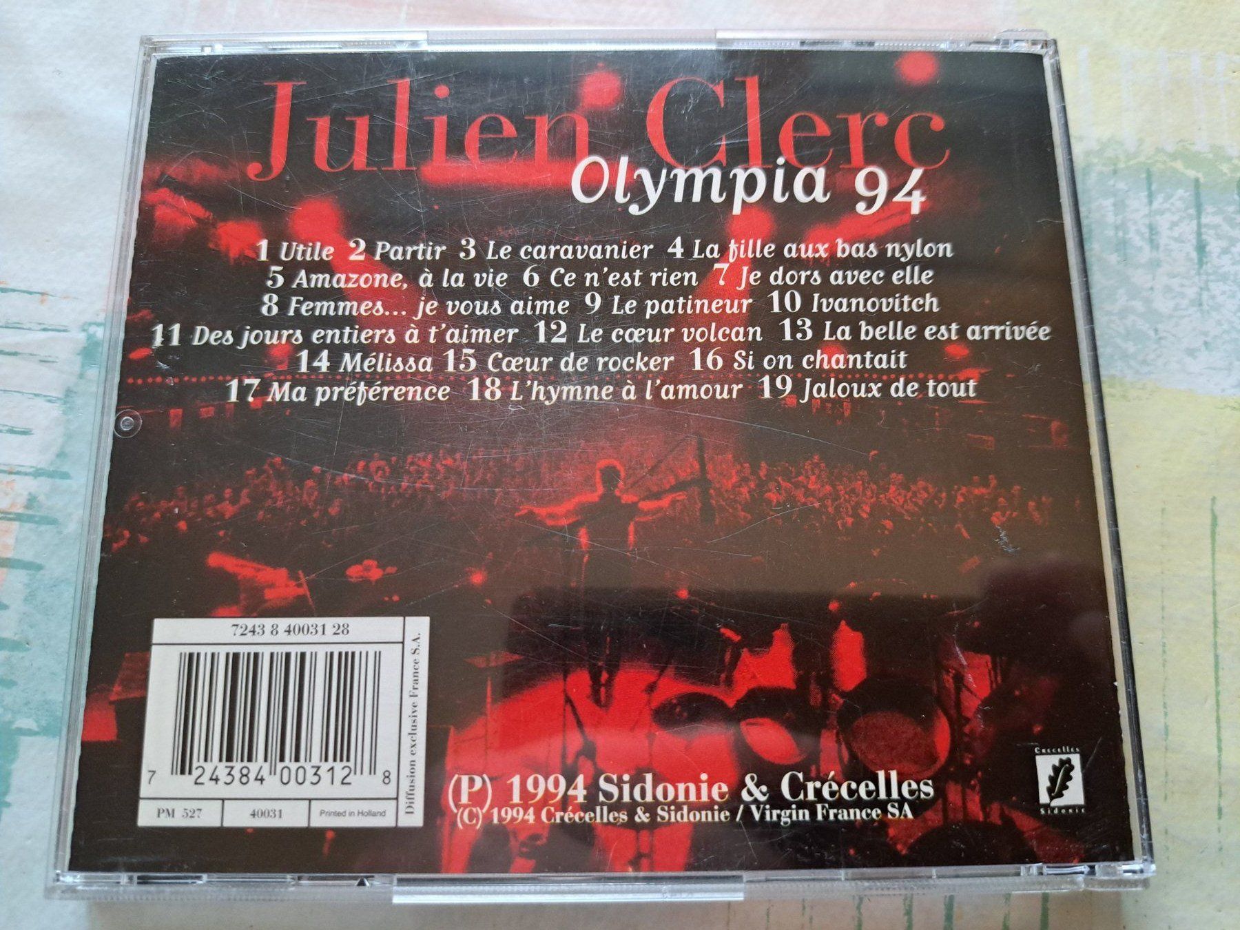 CDs: Cd Julien Clerc - Olympia 94 – D'occasion à Pully par bro_n52j 1
