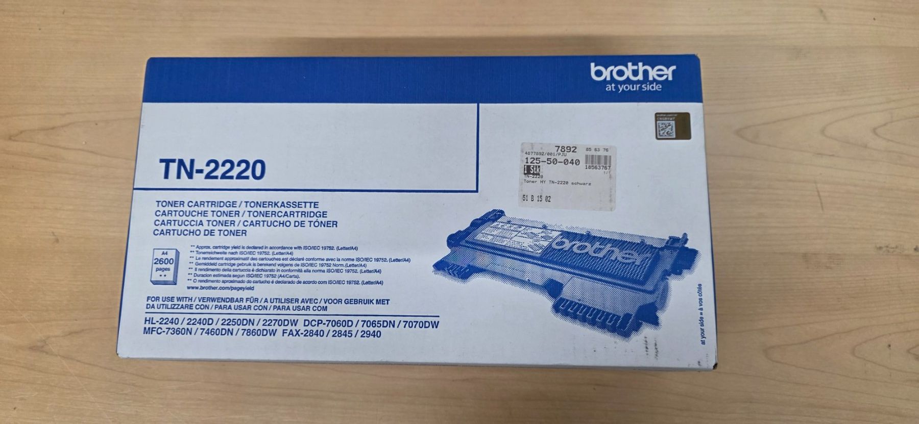 Brother Cartucce per stampanti & toner: Brother TN-2220 Toner – Nuovo e nell'imballaggio originale da Elgg venduto da computerbrocki