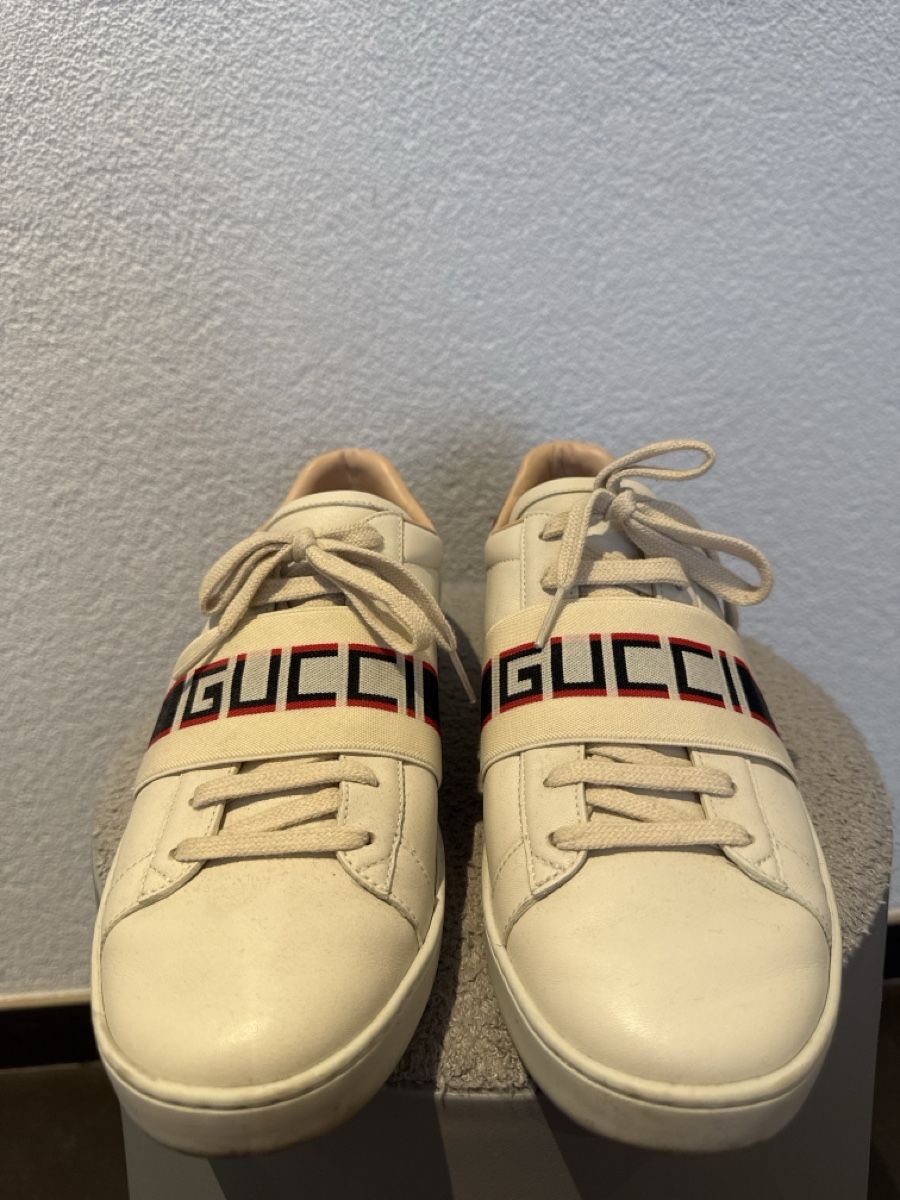 Gucci Scarpe da uomo: Gucci baskets en cuir  – Nuovo (secondo la descrizione) da La Chaux-de-Fonds venduto da Ro.raw 1