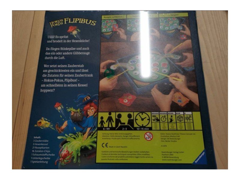 Ravensburger Giochi: Hokus Pokus Flipibus Ravensburger Spiel – Nuovo e nell'imballaggio originale da Fankhaus (Trub) venduto da sun_7677 1