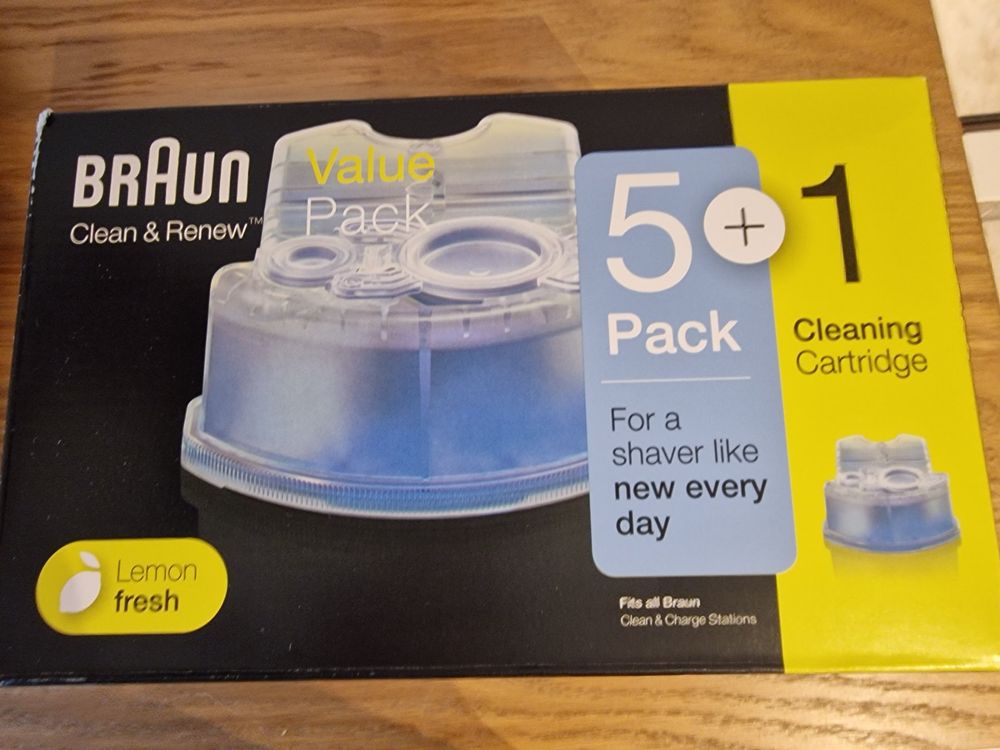 Braun Clean & Renew 6 cartridges NEW (Neu und originalverpackt) in ...