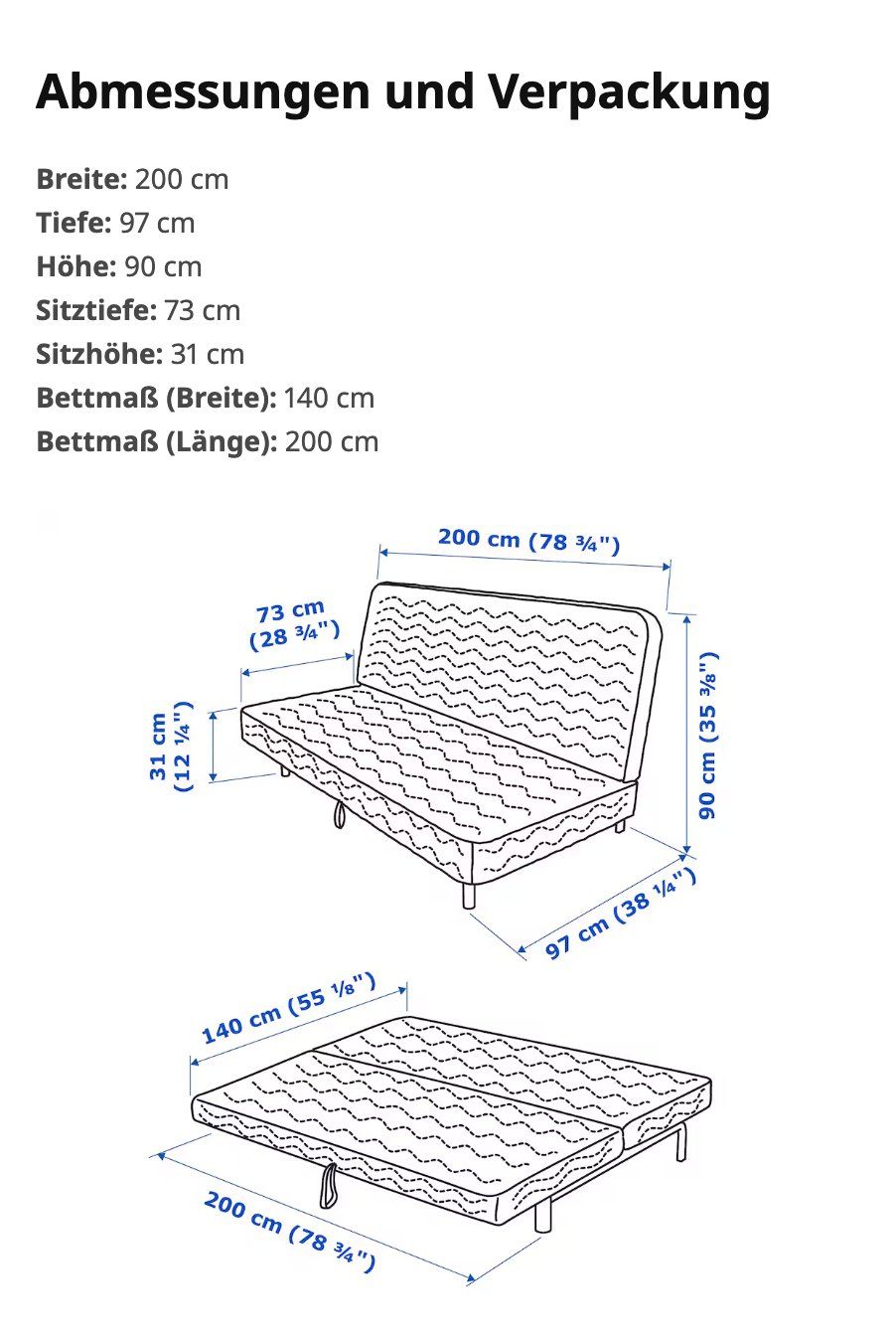 Divani: Bettsofa - Grau - IKEA – Usato da Basel venduto da EduardoVioque 6