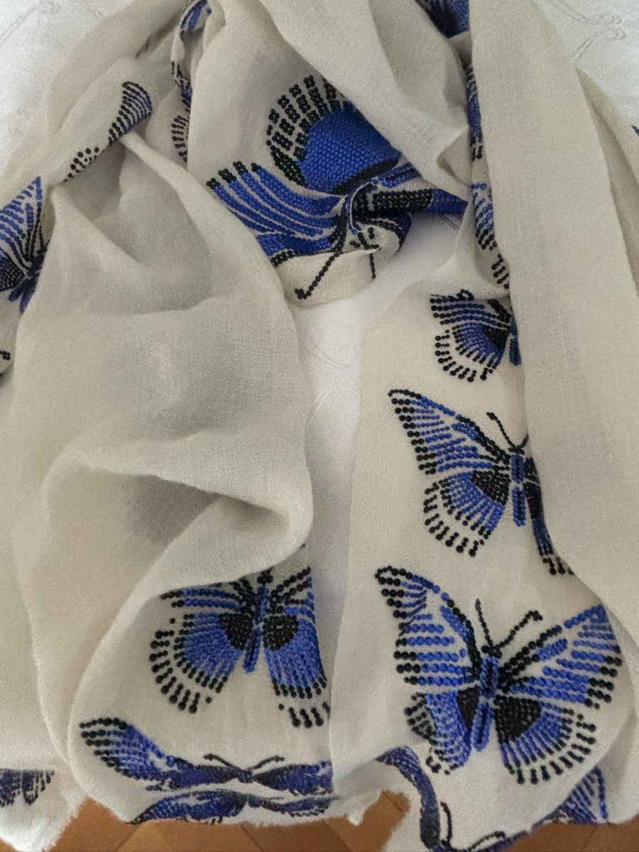 Foulard & Sciarpe: Écharpe en cachemire Janavi Joelle Flora – Nuovo e nell'imballaggio originale da Genève venduto da ati_tj8f 9