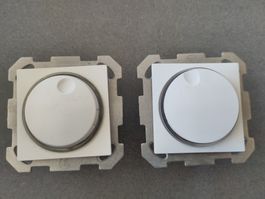 2x Feller Drehdimmer 30583 (40-500W) Unterputz